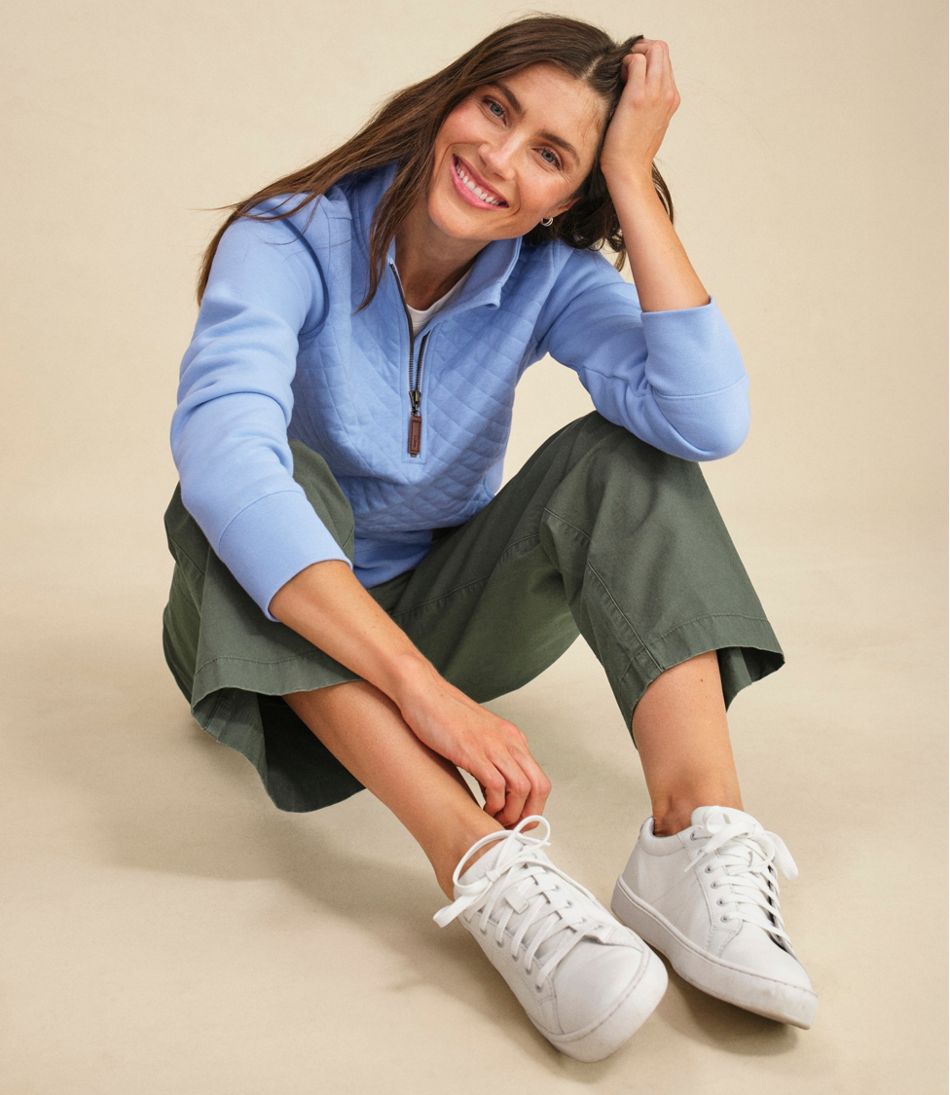 Women's Quilted Quarter-Zip Pullover - L.L.Bean Latest