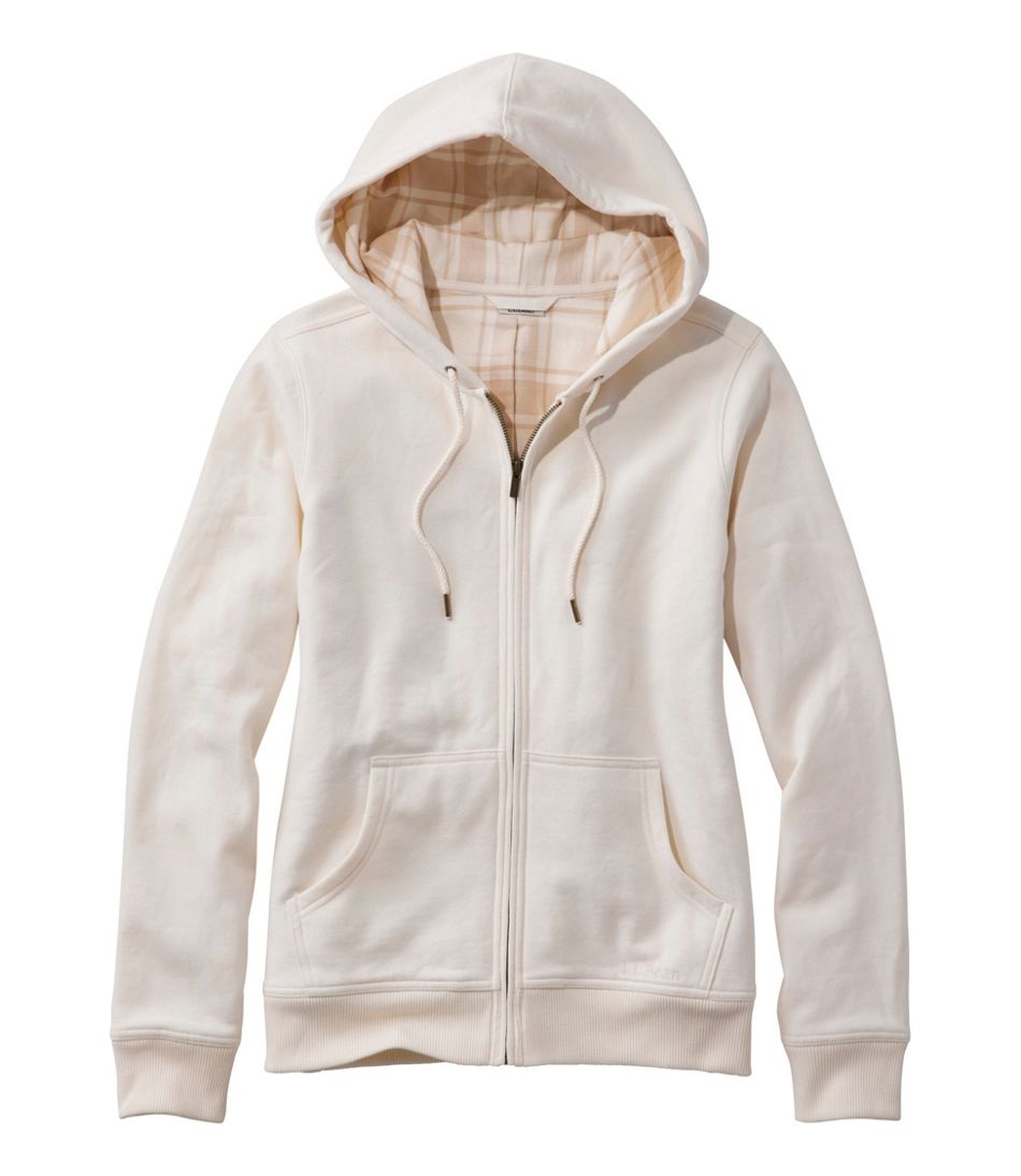 Women's L.L.Bean 1912 Sweatshirt, Flannel-Lined Hoodie - L.L.Bean Premium