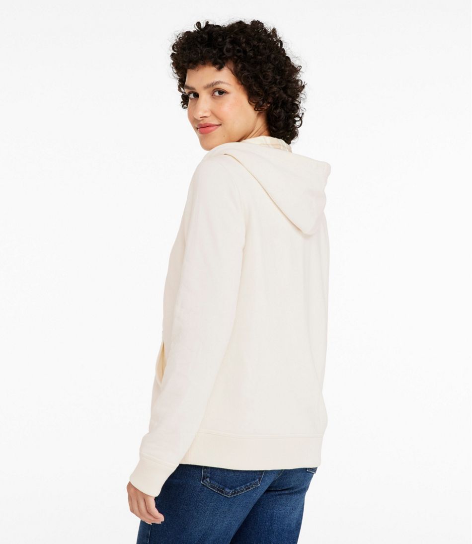 Women's L.L.Bean 1912 Sweatshirt, Flannel-Lined Hoodie - L.L.Bean Premium