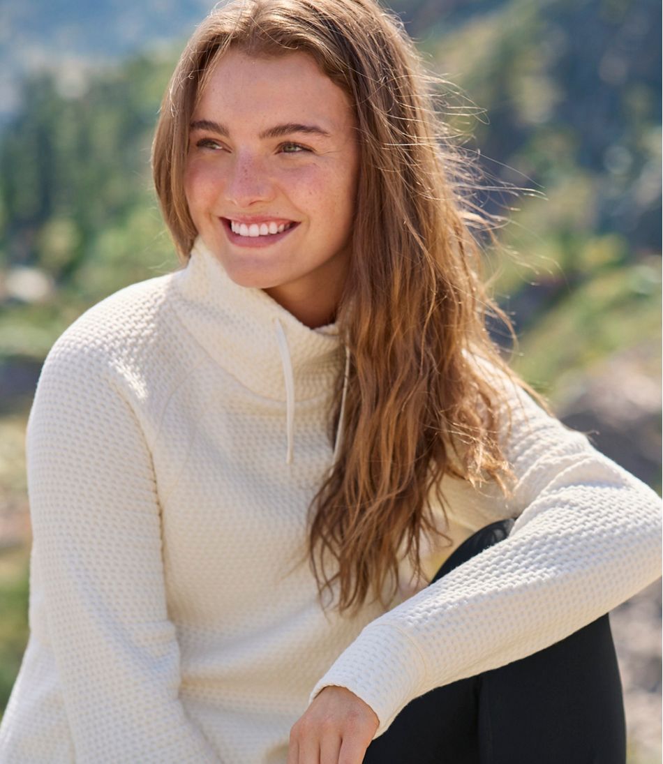 Women's Ridgeknit Crossneck Pullover - L.L.Bean New