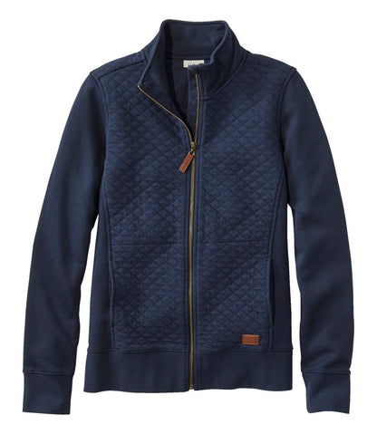 Women's Quilted Full-Zip Sweatshirt - L.L.Bean Popular