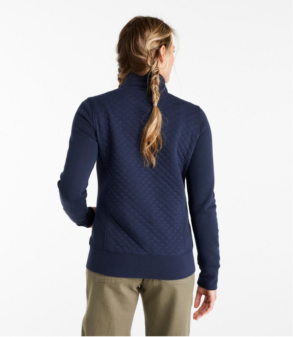 Women's Quilted Full-Zip Sweatshirt - L.L.Bean Popular