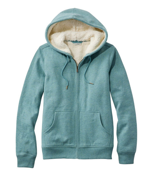 Women's L.L.Bean 1912 Sweatshirt, Sherpa-Lined Hoodie - L.L.Bean Recommended