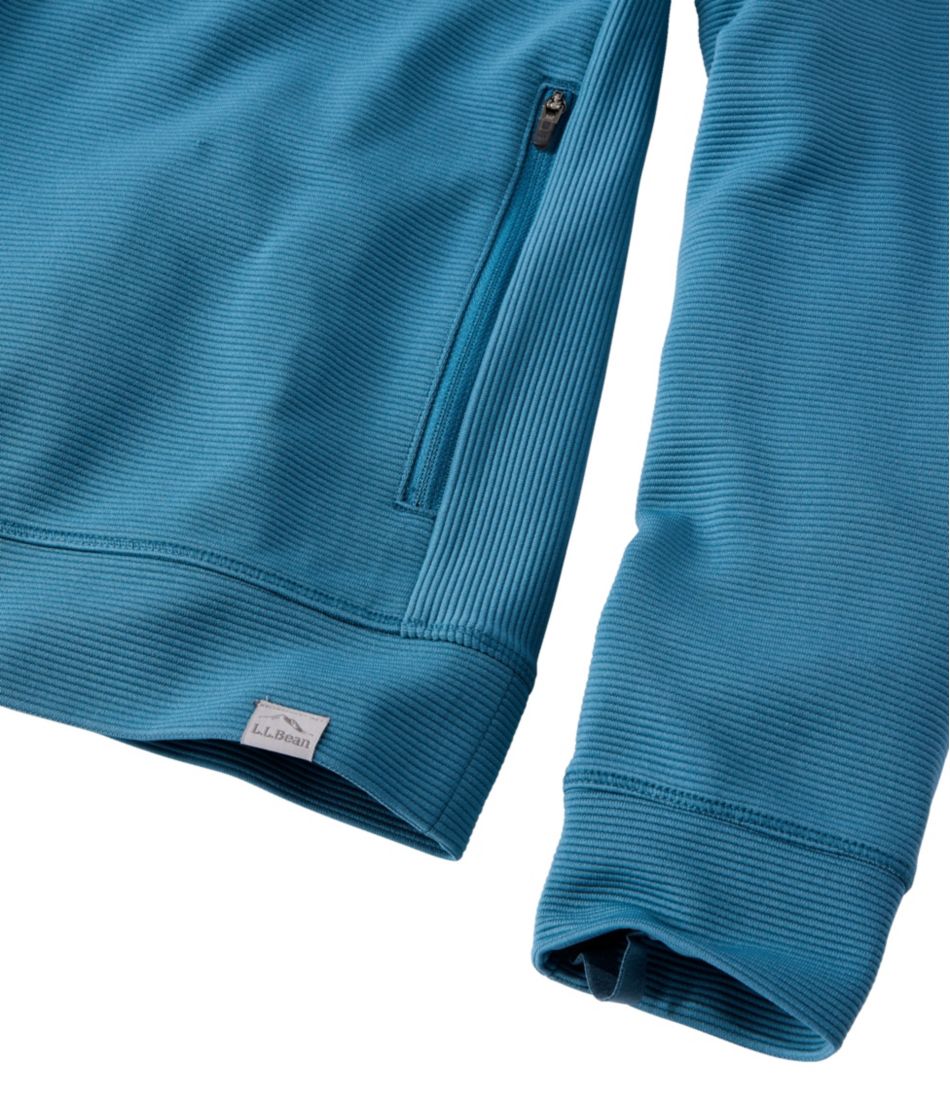 Women's VentureStretch Ottoman-Rib Hoodie - L.L.Bean Essential