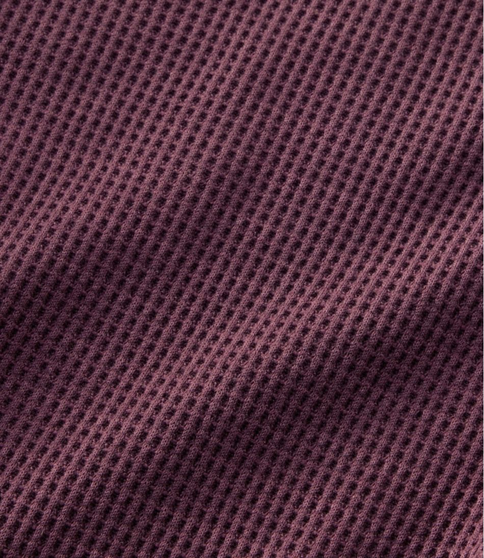 Women's Birchwood Brushed Waffle Top, V-Neck - L.L.Bean Value