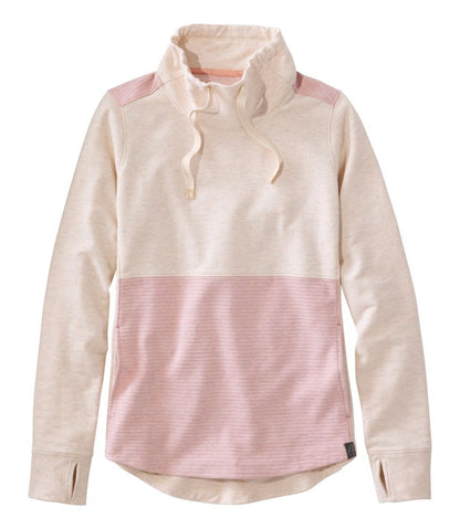 Women's Bean's Cozy Mixed Knits Pullover, Colorblock - L.L.Bean Quality
