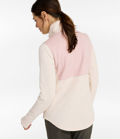 Women's Bean's Cozy Mixed Knits Pullover, Colorblock - L.L.Bean Quality