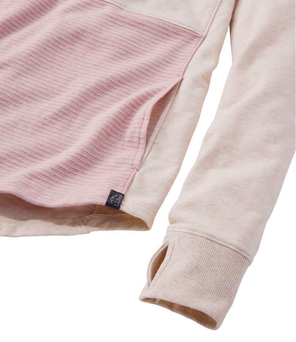 Women's Bean's Cozy Mixed Knits Pullover, Colorblock - L.L.Bean Quality