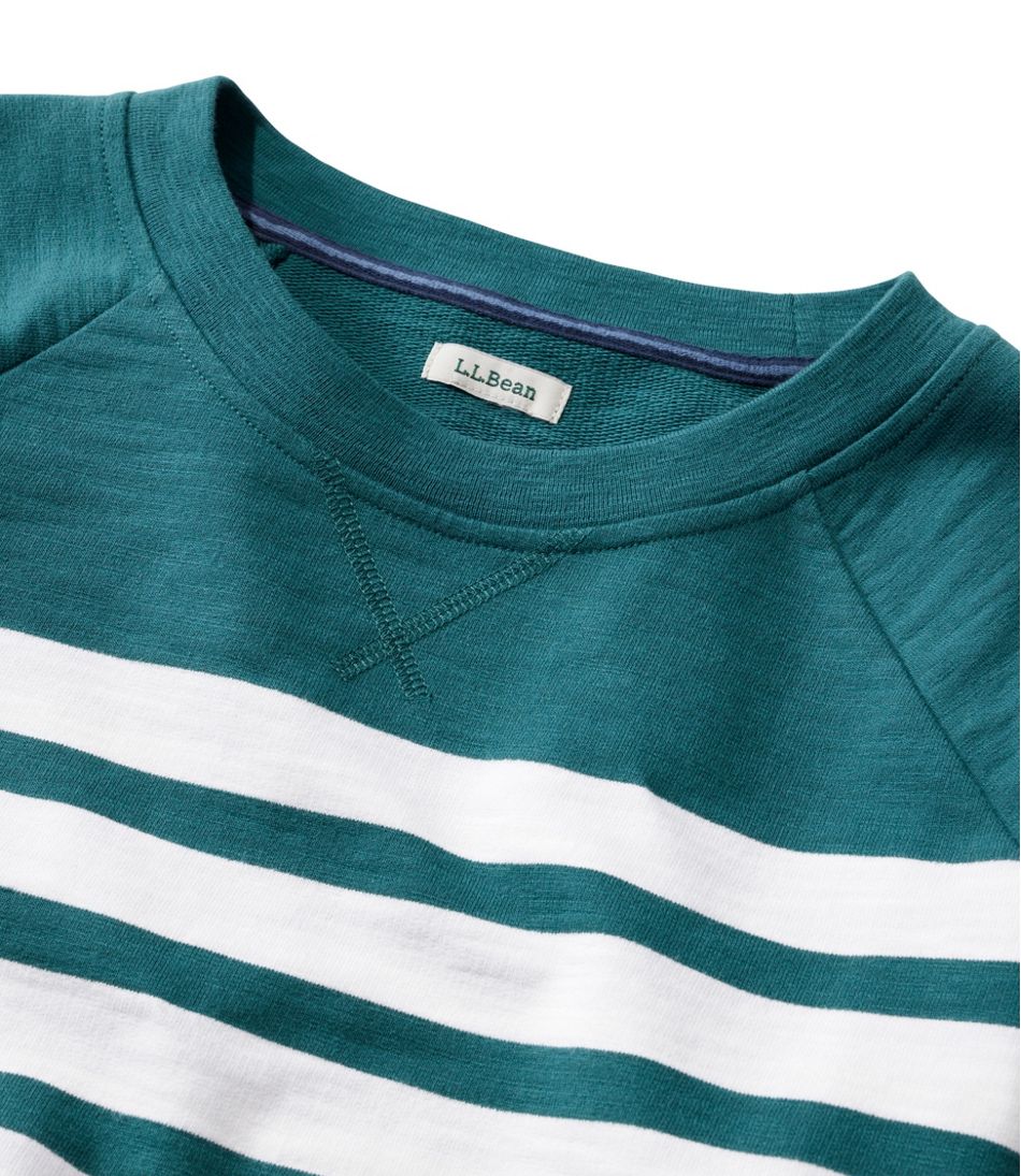 Women's Peaks Island Crewneck, Stripe - L.L.Bean Trusted