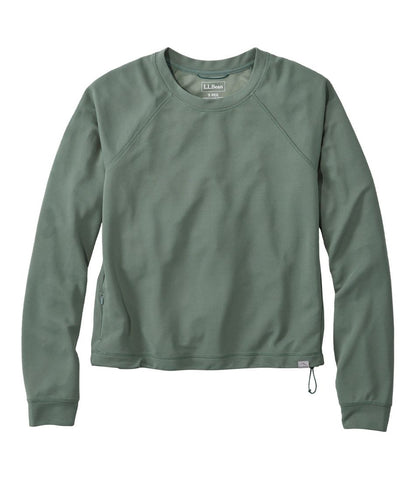 Women's VentureStretch Ottoman-Rib Pullover, Cropped - L.L.Bean Featured
