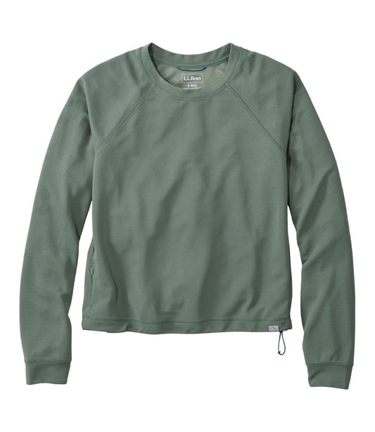 Women's VentureStretch Ottoman-Rib Pullover, Cropped - L.L.Bean Featured