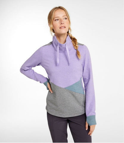 Women's L.L.Bean Cozy Mixed-Knit Pullover, Colorblock - L.L.Bean Trending