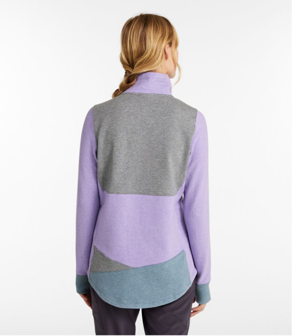Women's L.L.Bean Cozy Mixed-Knit Pullover, Colorblock - L.L.Bean Trending