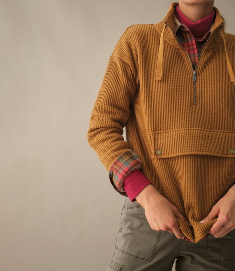 Women's Birchwood Brushed Waffle Anorak - L.L.Bean Best Seller