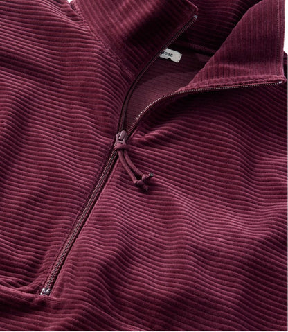 Women's Soft Stretch Corduroy Pullover, Half-Zip - L.L.Bean Signature