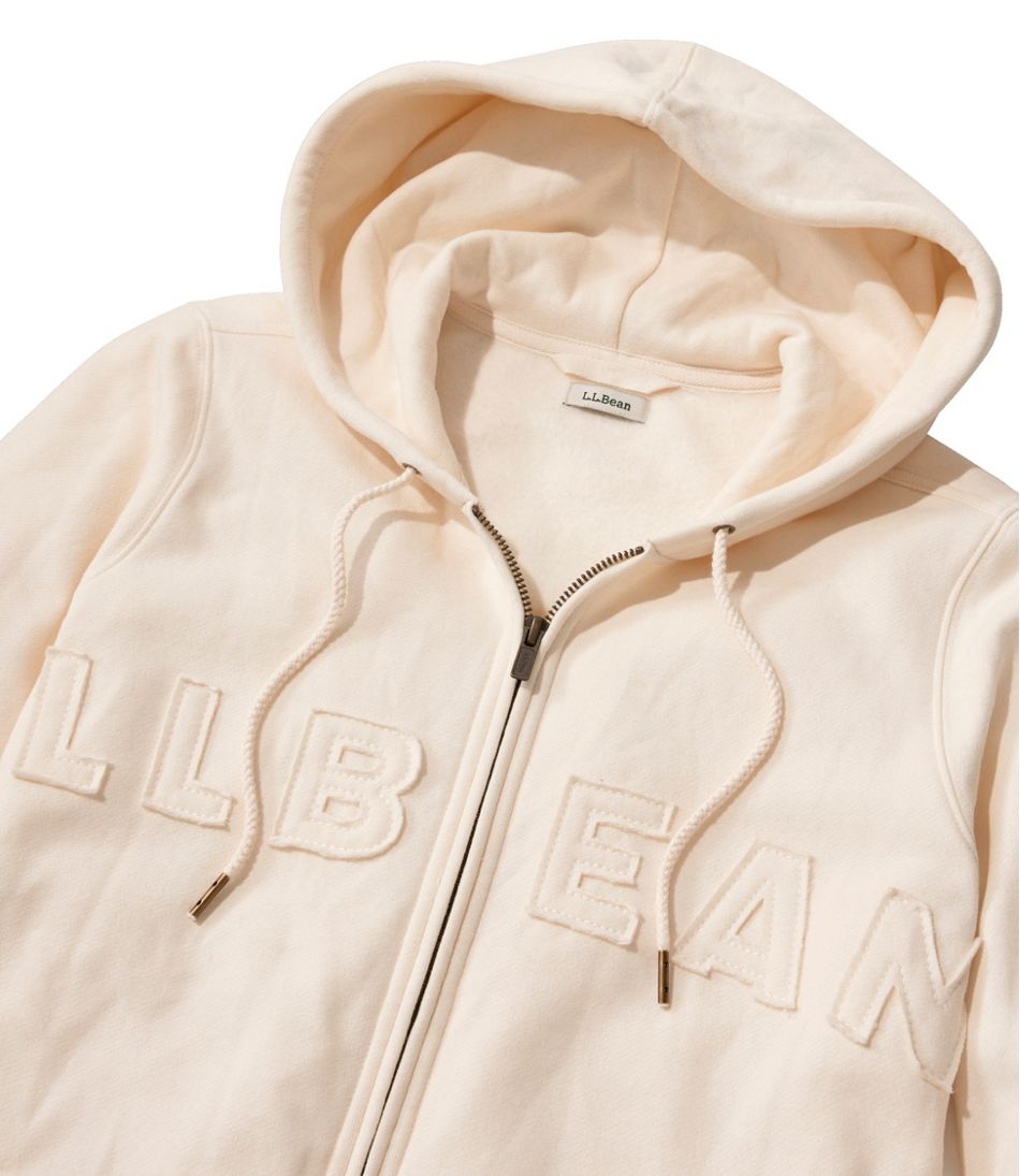 Women's L.L.Bean 1912 Sweatshirt, Full-Zip Hooded Logo - L.L.Bean Everyday