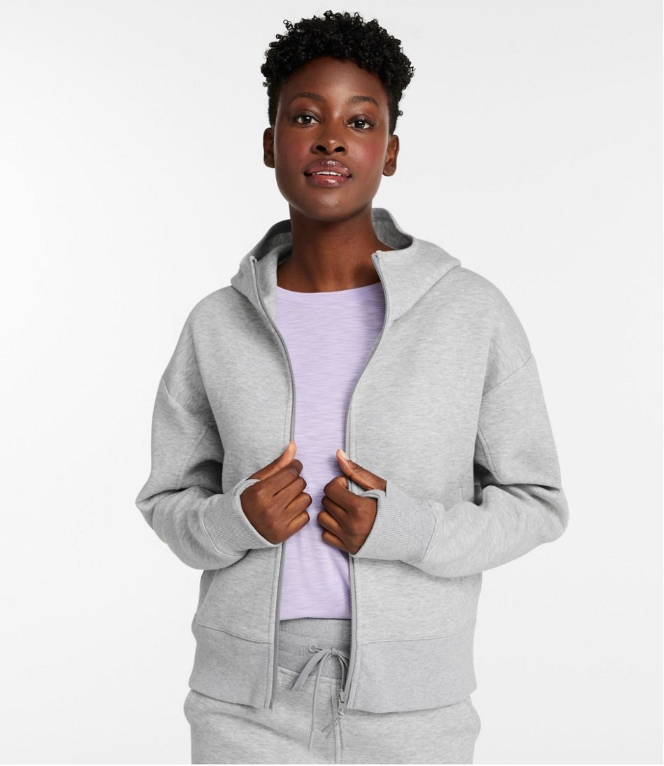 Women's Multisport Lifestyle Hoodie, Oversized Full-Zip - L.L.Bean Value