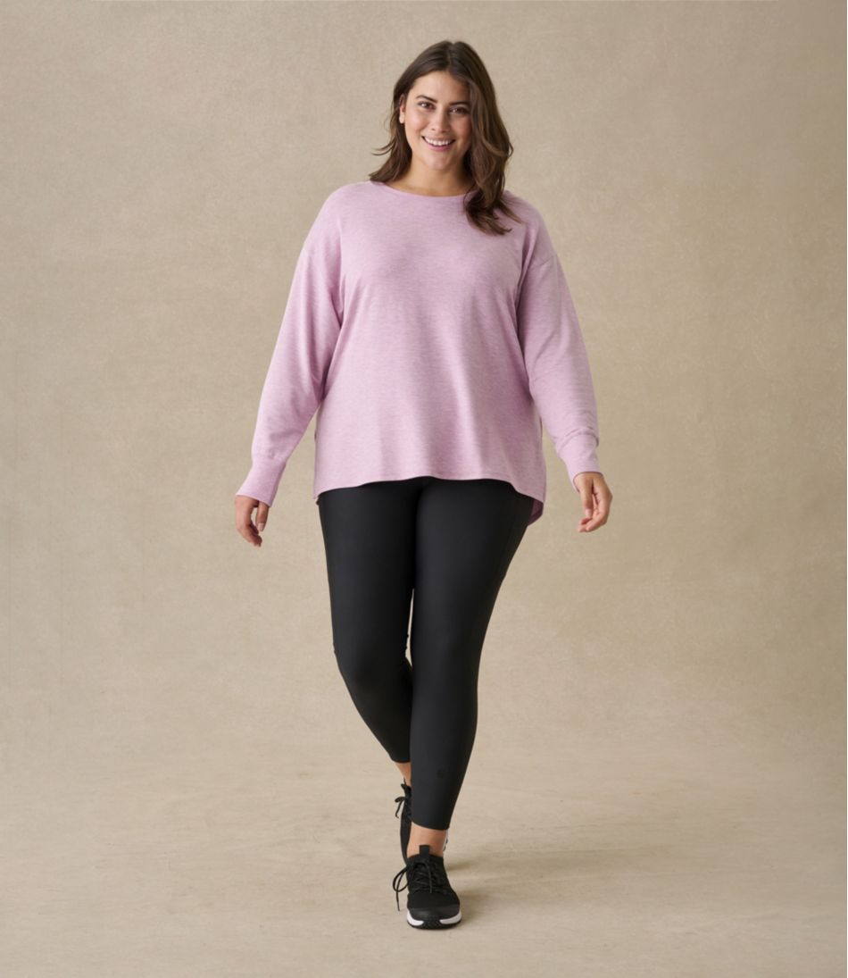 Women's SoftFlex Crewneck Dolman Sleeve Pullover - L.L.Bean Great Value