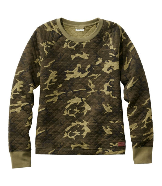 Women's Quilted Sweatshirt, Crewneck Pullover Print - L.L.Bean Latest