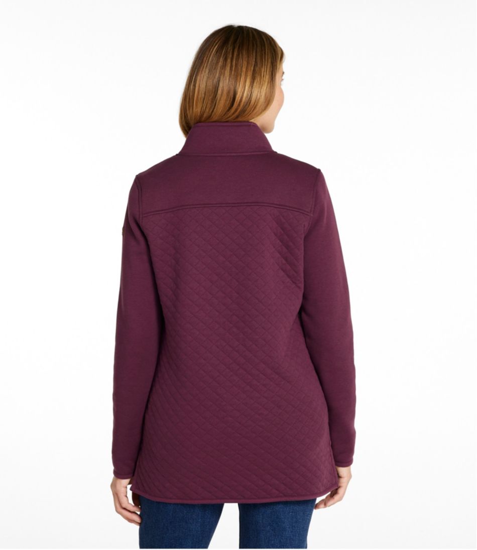 Women's Quilted Sweatshirt, Mockneck Tunic - L.L.Bean Quality