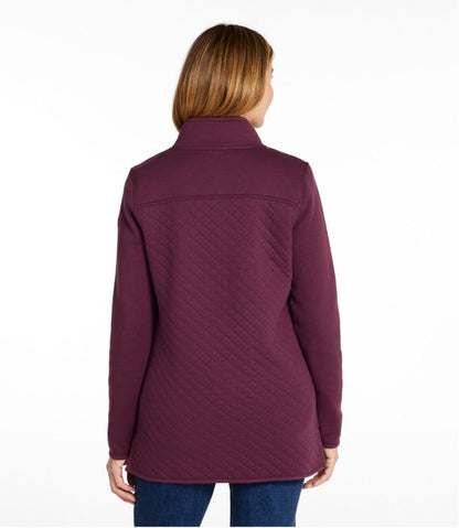 Women's Quilted Sweatshirt, Mockneck Tunic - L.L.Bean Quality