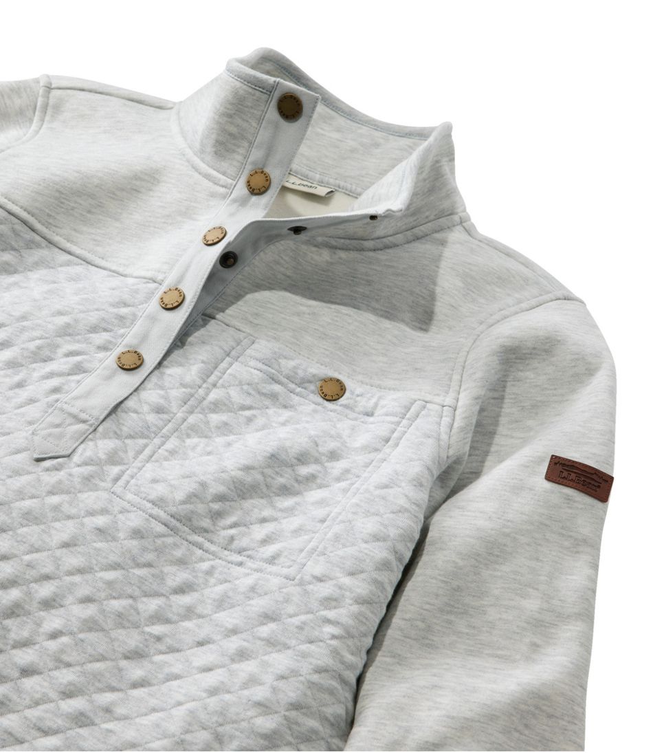 Women's Quilted Sweatshirt, Mockneck Tunic - L.L.Bean Quality