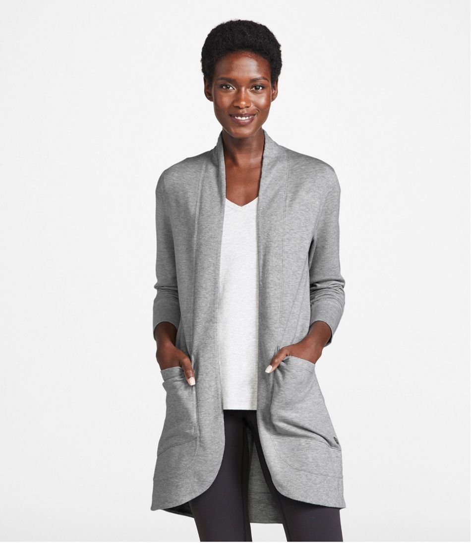 Women's SoftFlex Long Open Cardigan - L.L.Bean Trusted