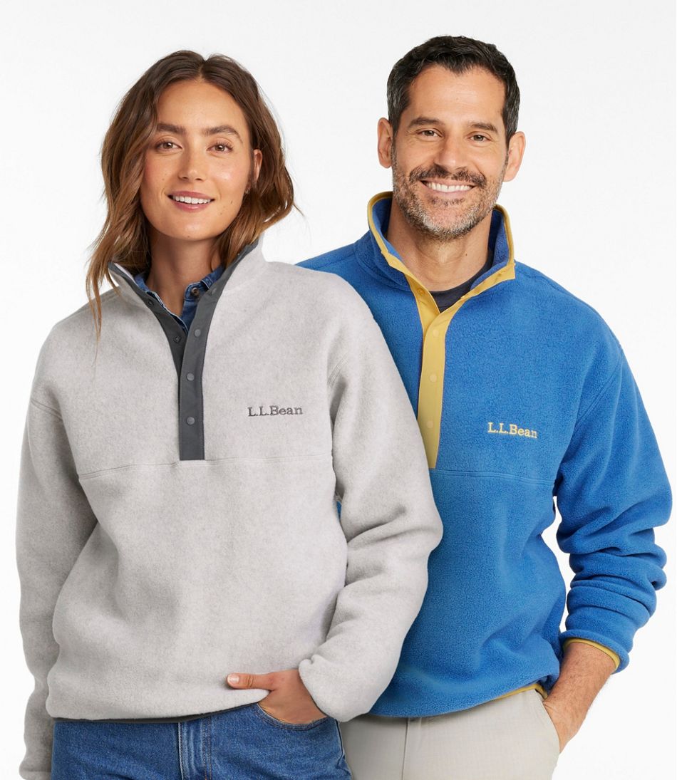 Adults' Bean's Classic Fleece Pullover - L.L.Bean Featured
