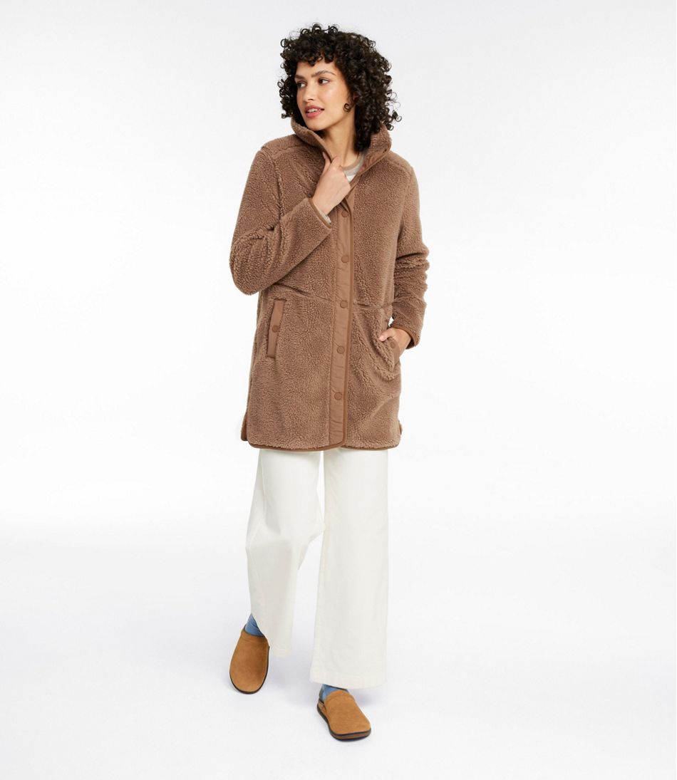 Women's Bean's Sherpa Fleece Coat - L.L.Bean Trending