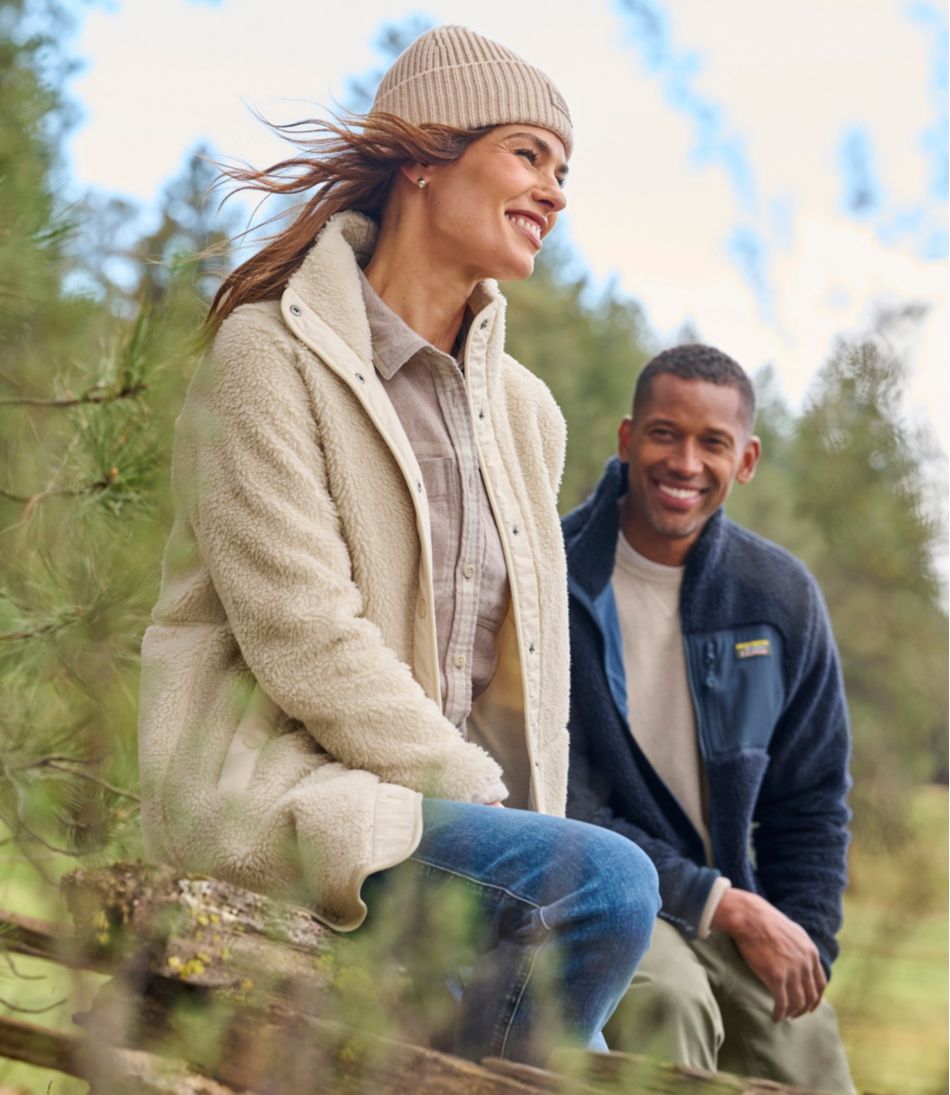Women's Bean's Sherpa Fleece Coat - L.L.Bean Trending