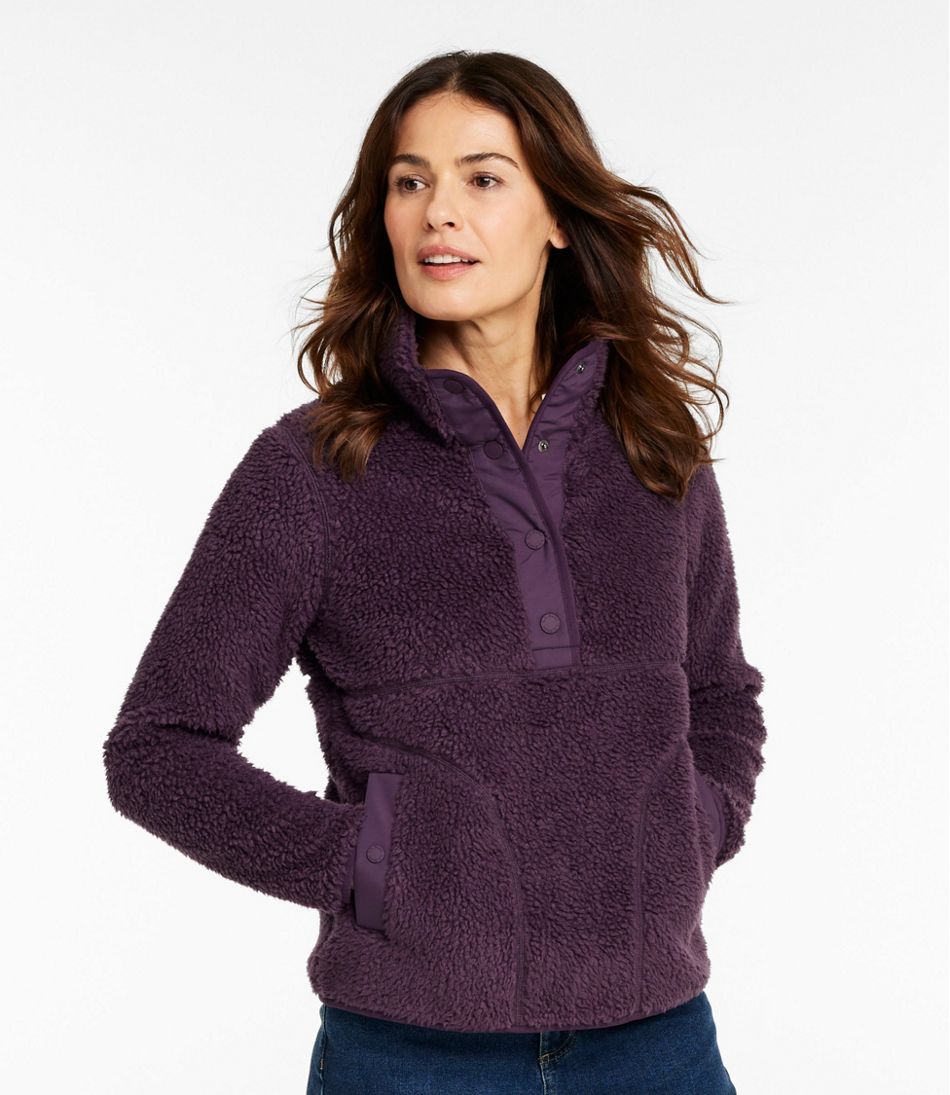 Women's Bean's Sherpa Fleece Pullover - L.L.Bean Essential