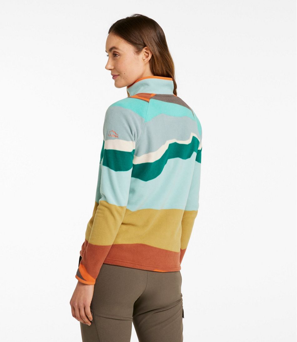 Women's All Season Access Fleece Pullover, Print - L.L.Bean Customer Favorite