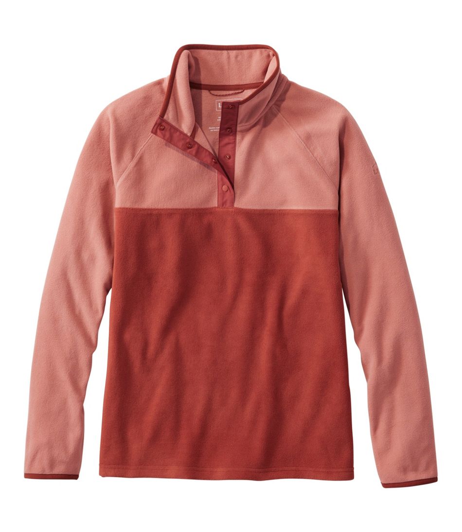 Women's All Season Access Fleece Pullover, Colorblock - L.L.Bean Top Pick