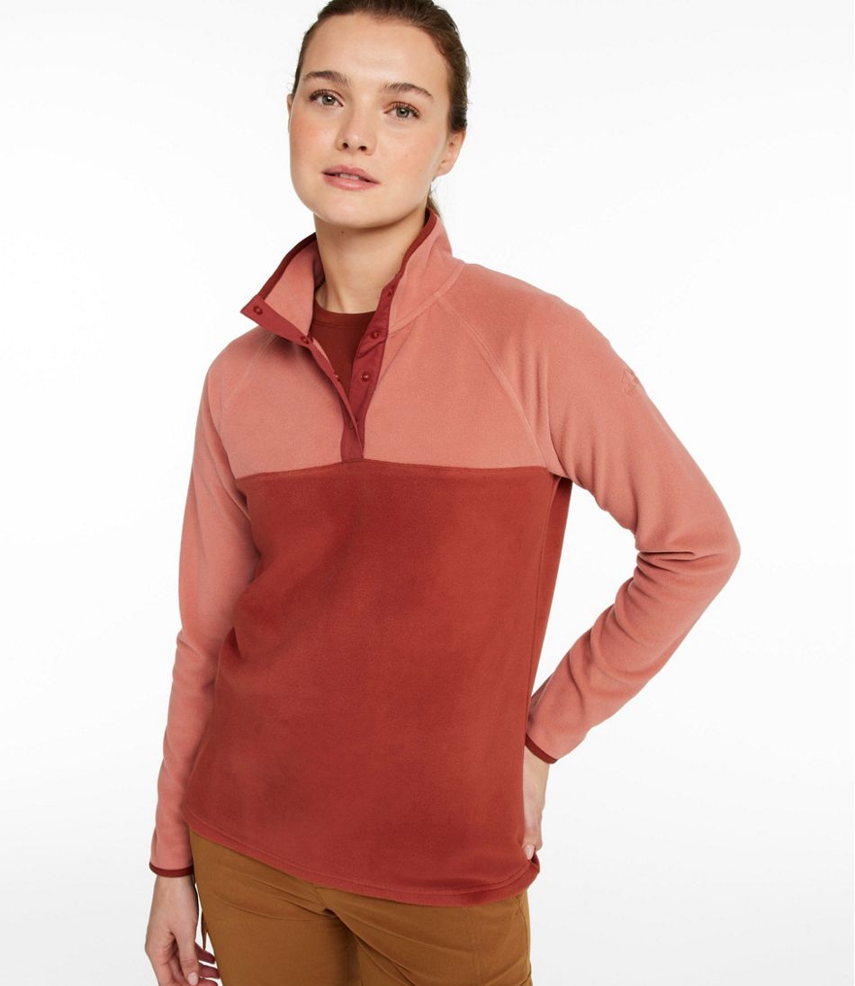 Women's All Season Access Fleece Pullover, Colorblock - L.L.Bean Top Pick
