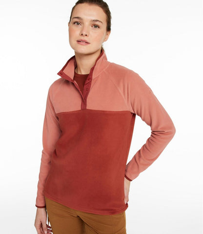 Women's All Season Access Fleece Pullover, Colorblock - L.L.Bean Top Pick