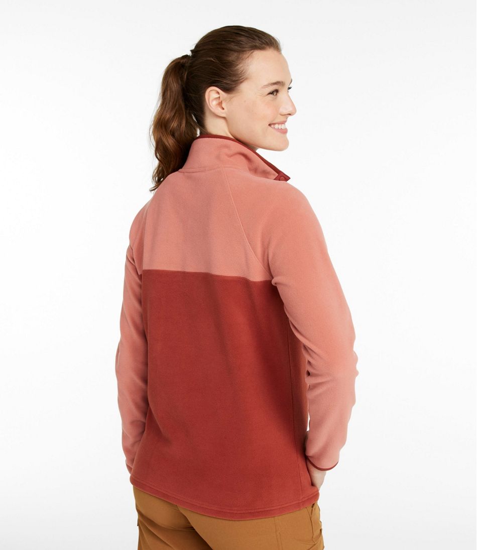 Women's All Season Access Fleece Pullover, Colorblock - L.L.Bean Top Pick