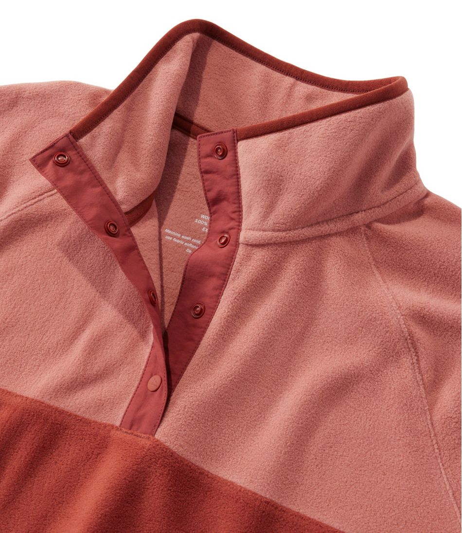 Women's All Season Access Fleece Pullover, Colorblock - L.L.Bean Top Pick