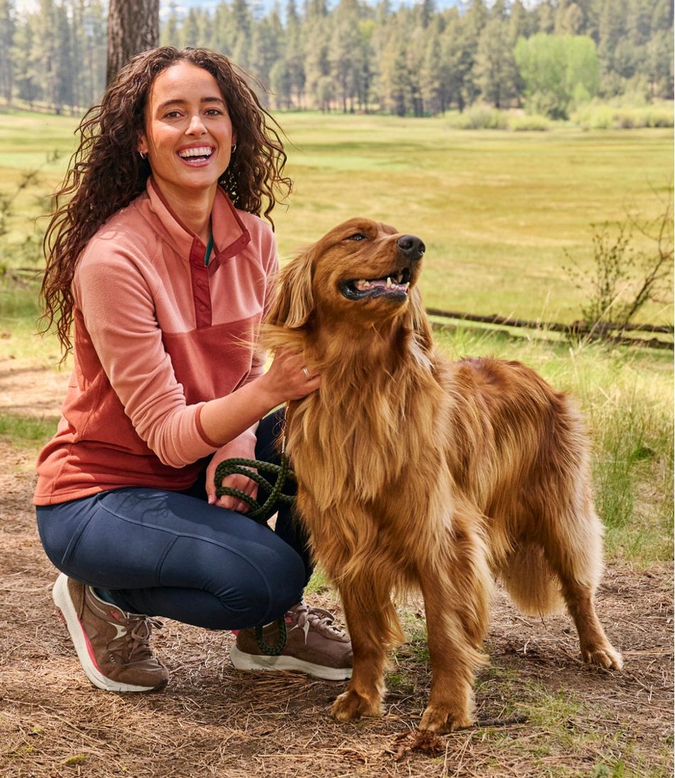 Women's All Season Access Fleece Pullover, Colorblock - L.L.Bean Top Pick
