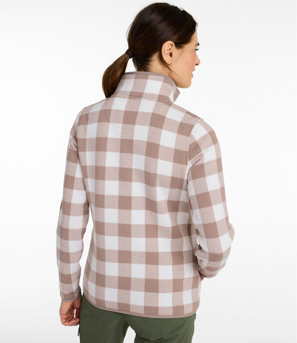 Women's L.L.Bean Sweater Fleece Pullover, Print - L.L.Bean Premium