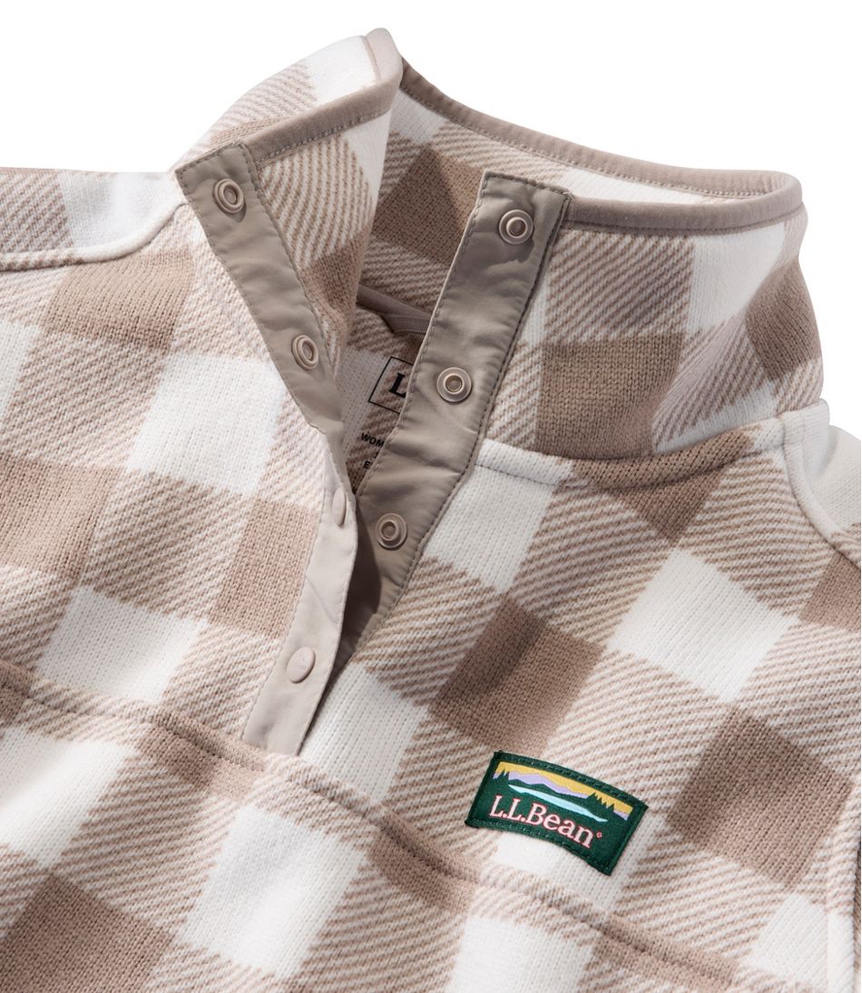 Women's L.L.Bean Sweater Fleece Pullover, Print - L.L.Bean Premium