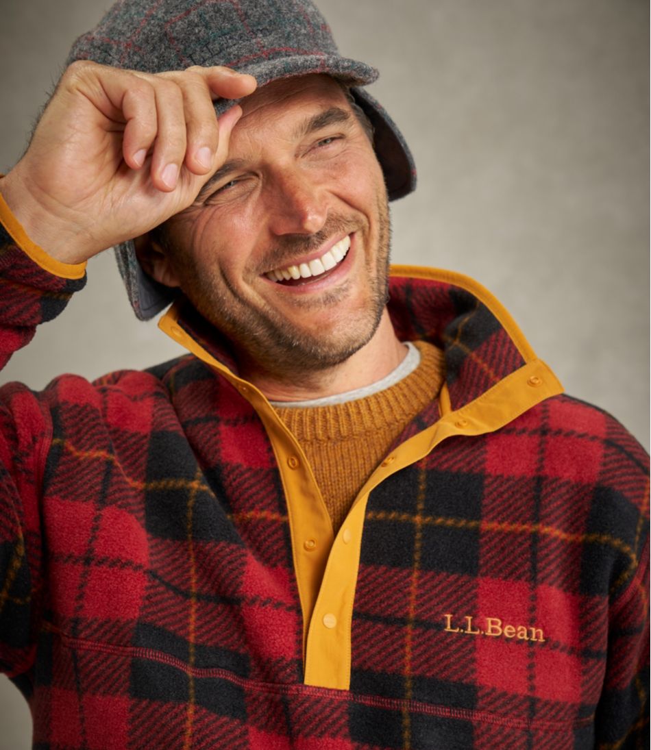Adults' Bean's Classic Fleece Pullover, Print - L.L.Bean Featured