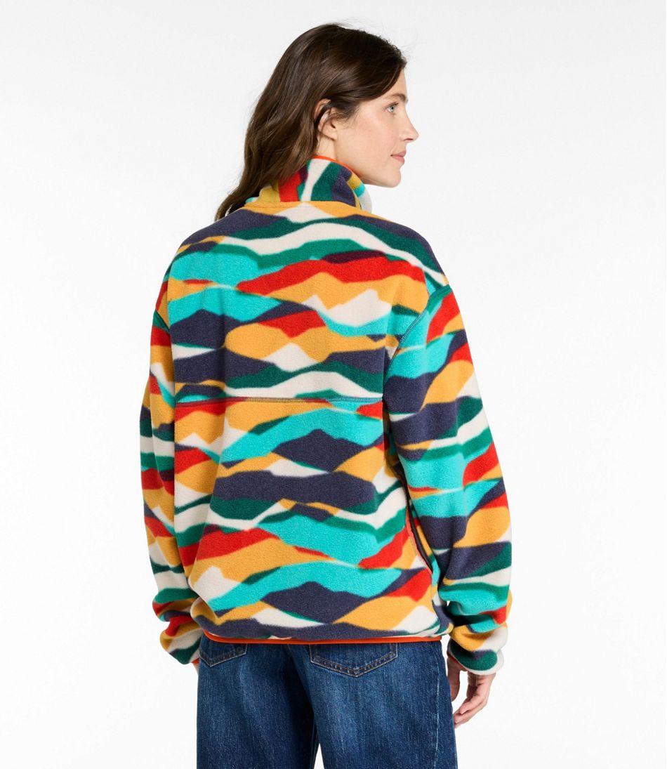 Adults' Bean's Classic Fleece Pullover, Print - L.L.Bean Featured