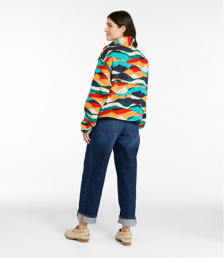 Adults' Bean's Classic Fleece Pullover, Print - L.L.Bean Featured