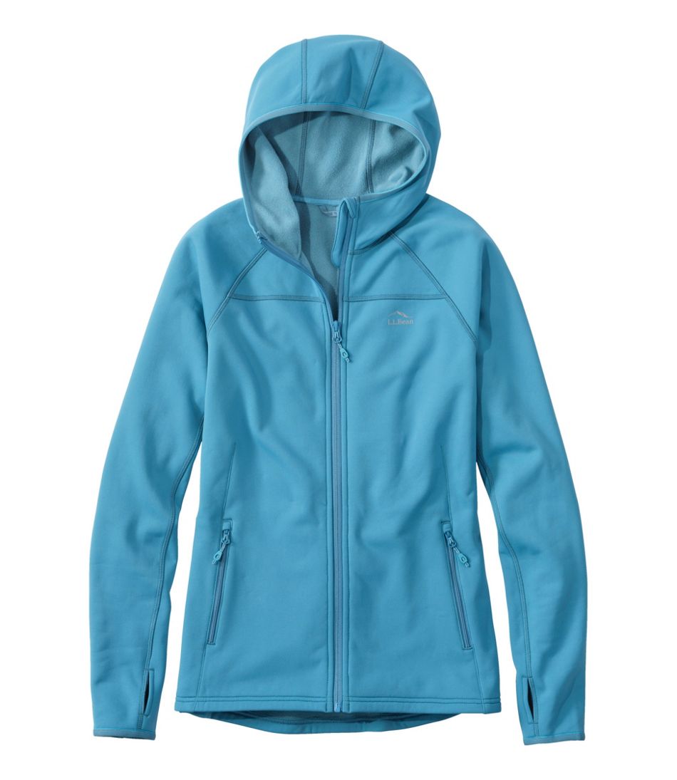 Women's PrimaLoft ThermaStretch Fleece Jacket, Hooded Full-Zip - L.L.Bean Trending