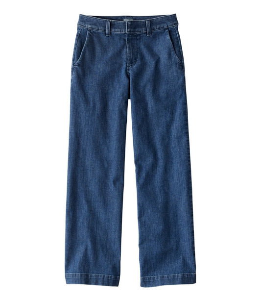 Women's True Shape Jeans, High-Rise Wide-Leg Trouser - L.L.Bean Best Seller