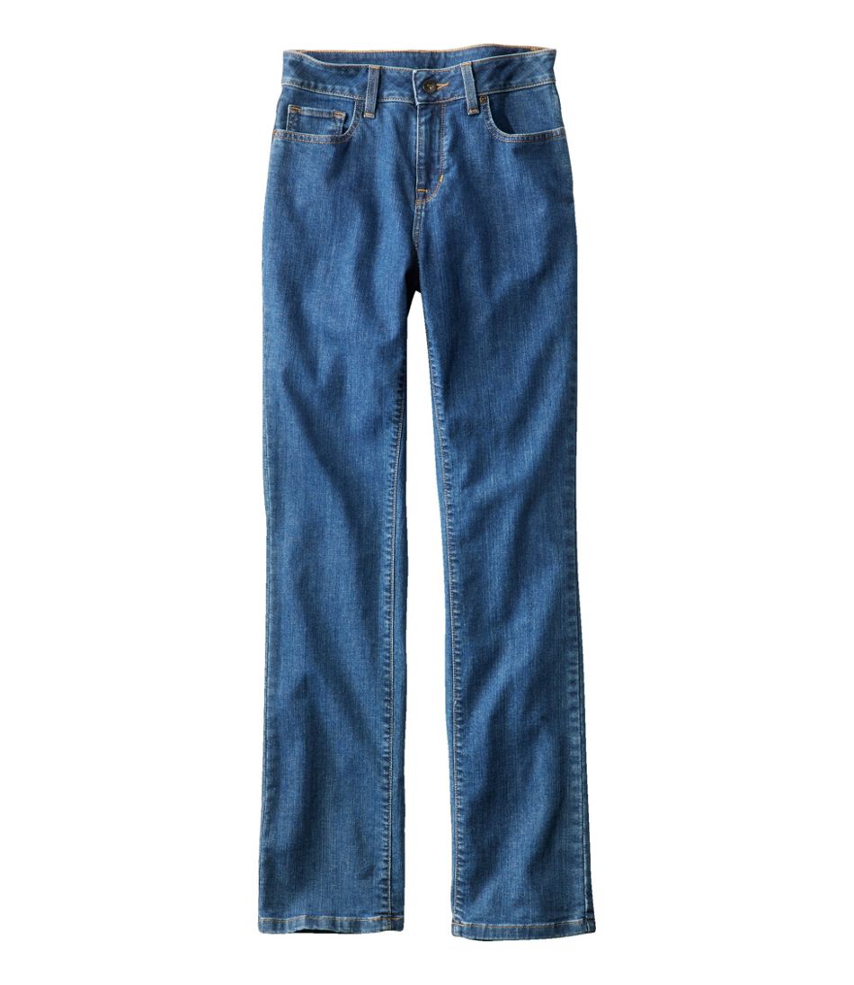 Women's True Shape Jeans, High-Rise Straight-Leg - L.L.Bean Recommended