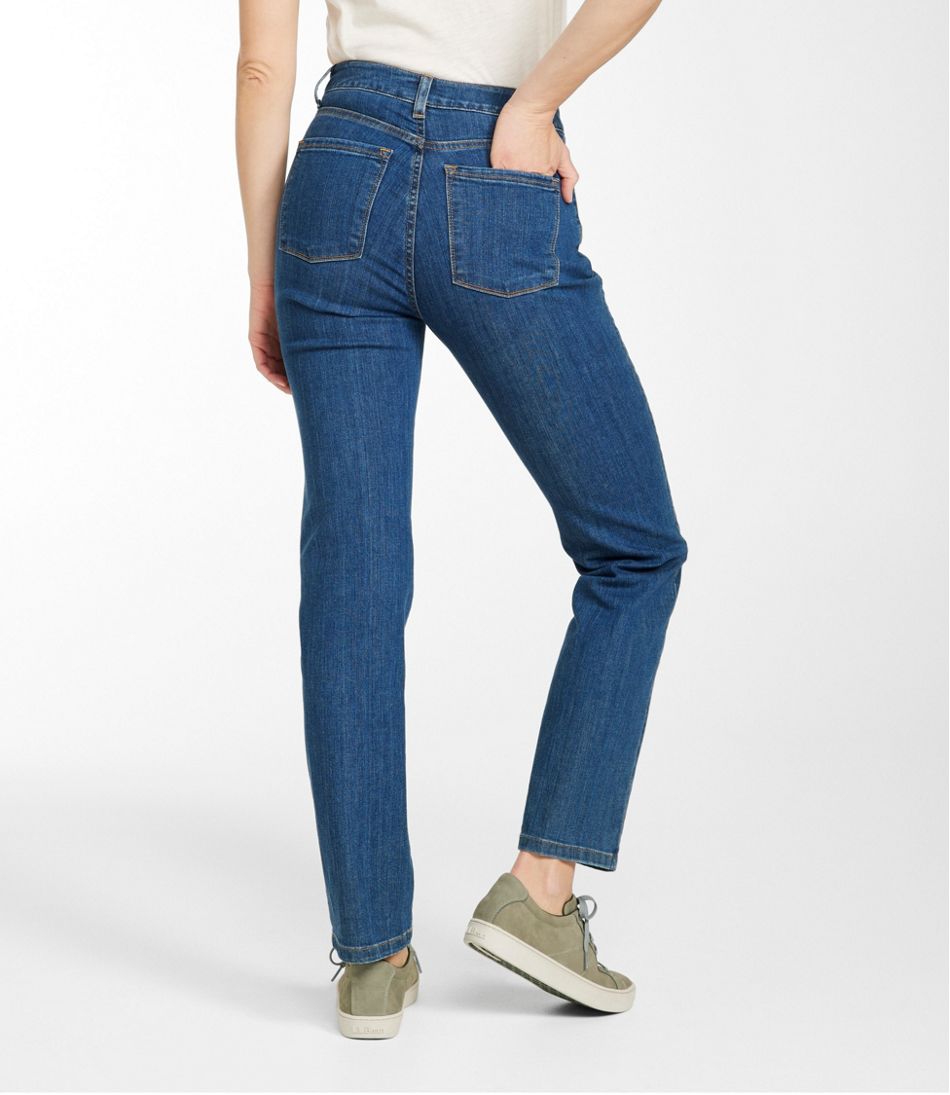 Women's True Shape Jeans, High-Rise Straight-Leg - L.L.Bean Recommended