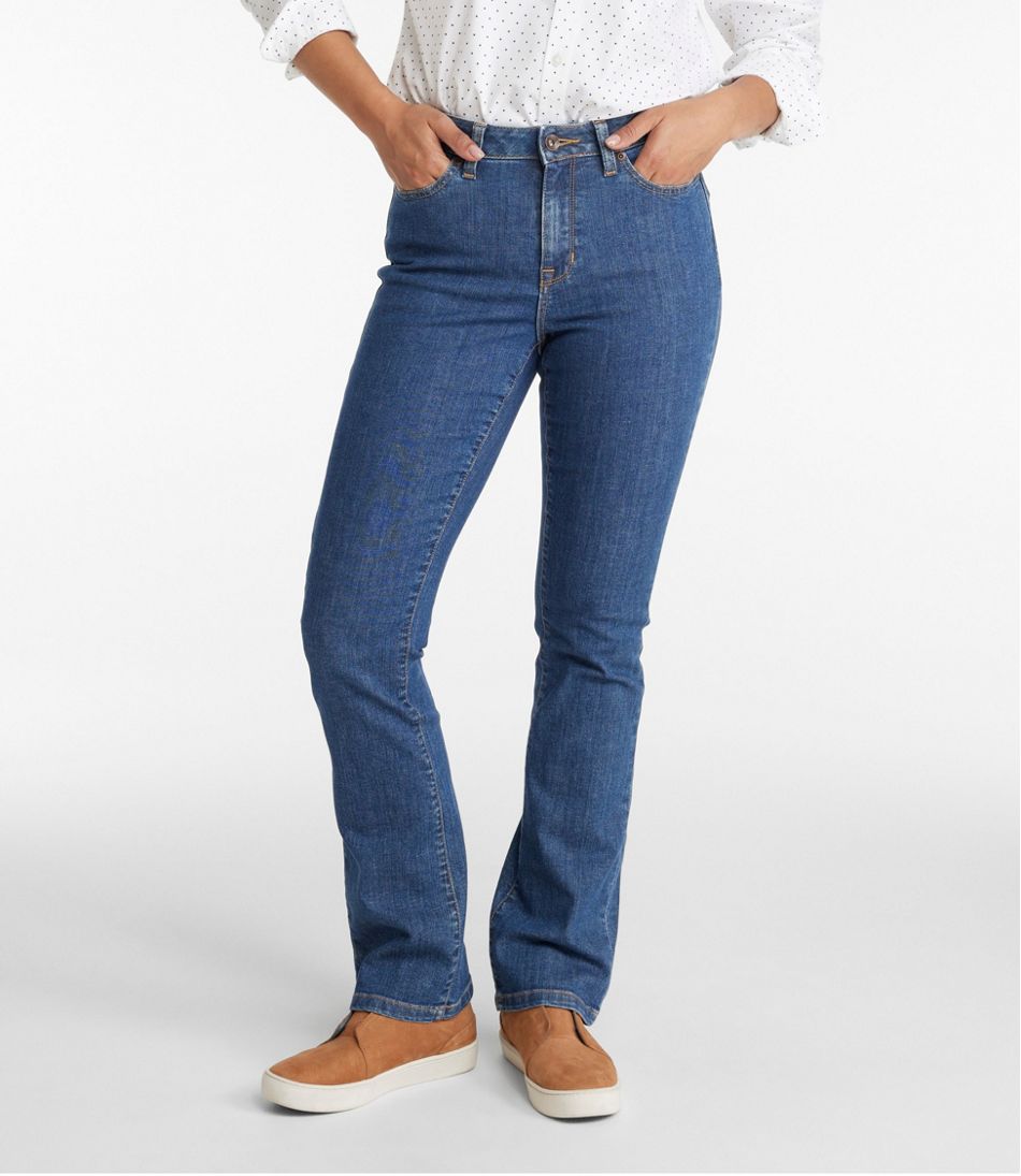 Women's True Shape Jeans, High-Rise Bootcut - L.L.Bean Exclusive
