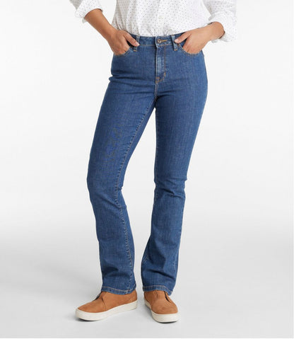 Women's True Shape Jeans, High-Rise Bootcut - L.L.Bean Exclusive