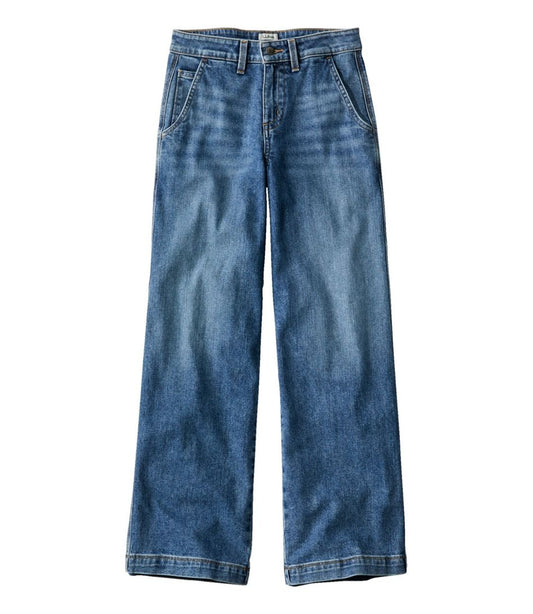 Women's 207 Vintage Jeans, High-Rise Wide-Leg - L.L.Bean Signature